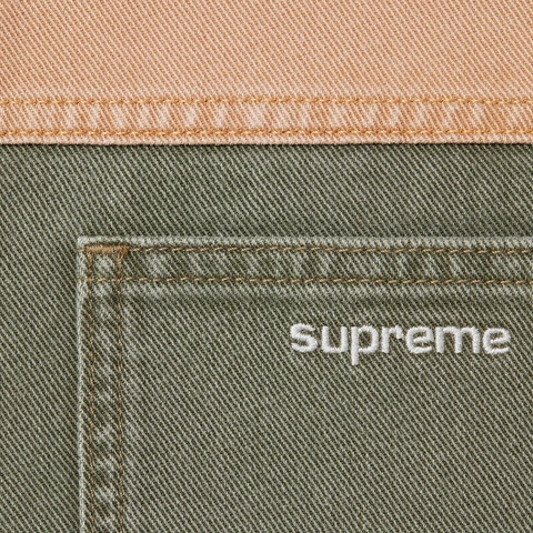 2-Tone Paneled Denim Jacket - fall/winter 2022 - Supreme