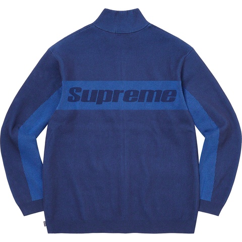 トップス Suprem zip up sweater 2-Tone Ribbed Zip Up Sweater - fall/winter 2022 - Supreme