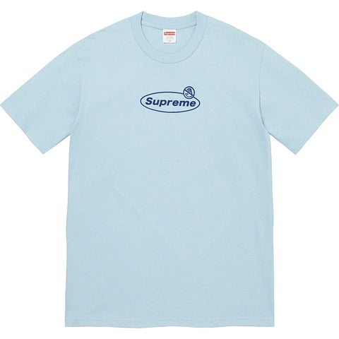 Supreme Warning Tee - Dusty Blue