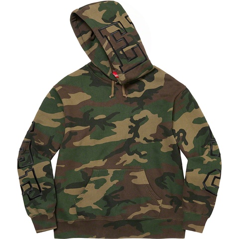 Supreme State Hooded Sweatshirt - Woodland Camo