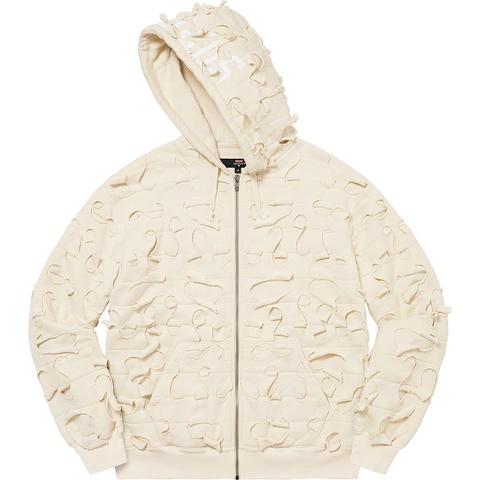 Supreme Supreme®/Griffin Zip Up Hooded Sweatshirt - Natural