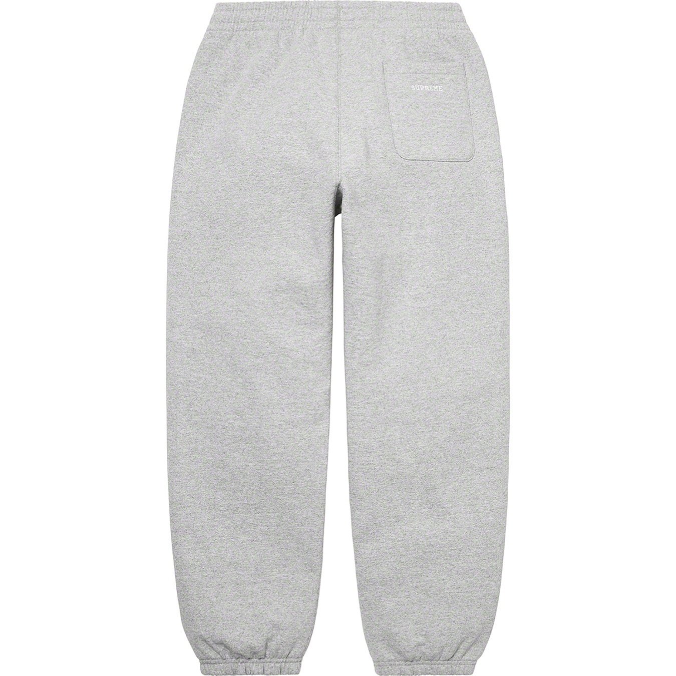 Supreme S Logo Sweatpant (FW22) - Heather Grey - $158