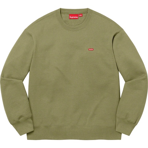 Supreme Small Box Crewneck - Light Olive