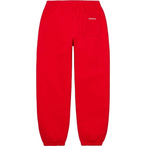 Supreme S Logo Sweatpant - Red