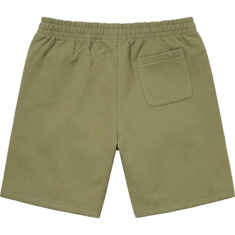 Supreme Small Box Sweatshort - Light Olive