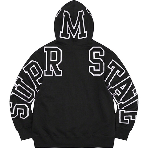 Supreme State Hooded Sweatshirt - Black