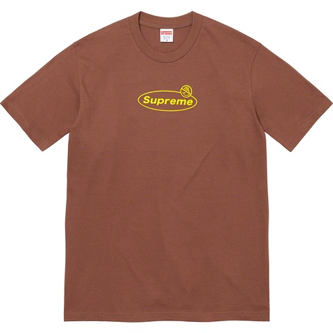 Supreme Warning Tee - Brown