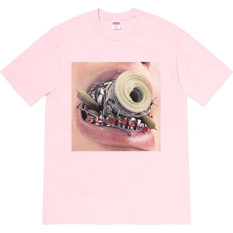 Supreme Braces Tee - Light Pink