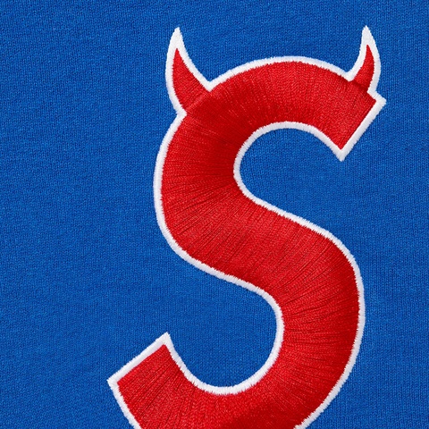 Supreme S Logo Hooded Sweatshirt - Royal
