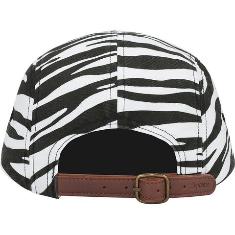 Supreme Washed Chino Twill Camp Cap - Zebra