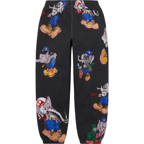 Supreme Elephant Sweatpant - Black