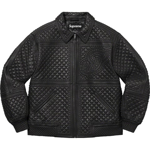 Studded Quilted Leather Jacket - fall/winter 2022 - Supreme