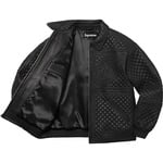 Supreme Studded Quilted Leather Jacket (FW22) - Black