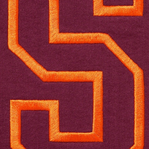 Supreme State Hooded Sweatshirt - Burgundy