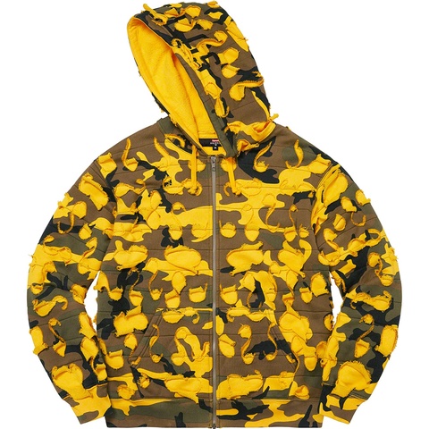 Supreme Supreme®/Griffin Zip Up Hooded Sweatshirt - Yellow Camo