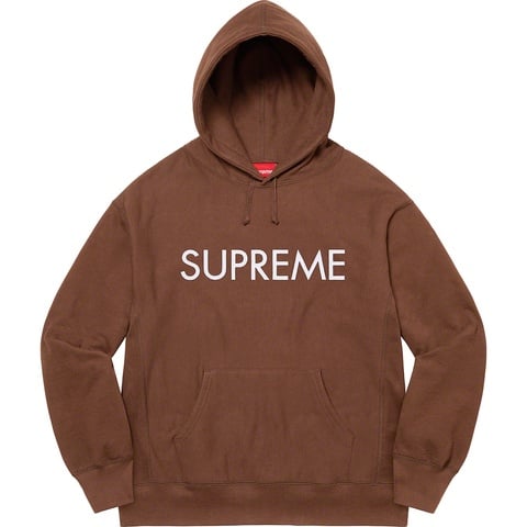 Capital Hooded Sweatshirt - fall/winter 2022 - Supreme