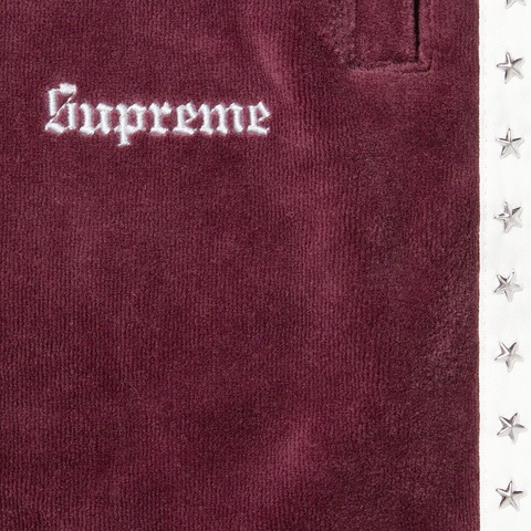 Studded Velour Track Pant - fall/winter 2022 - Supreme
