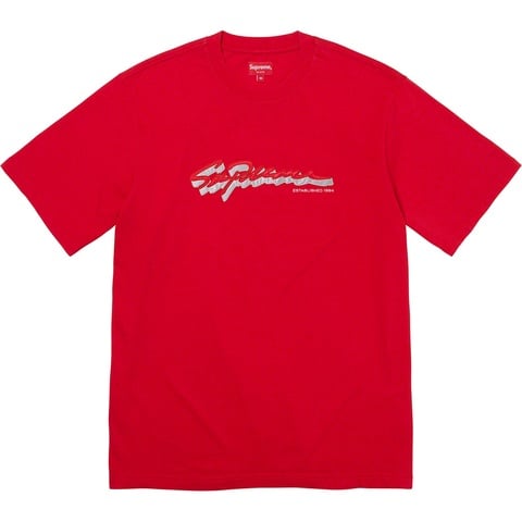 Supreme Shadow Script S/S Top - Red