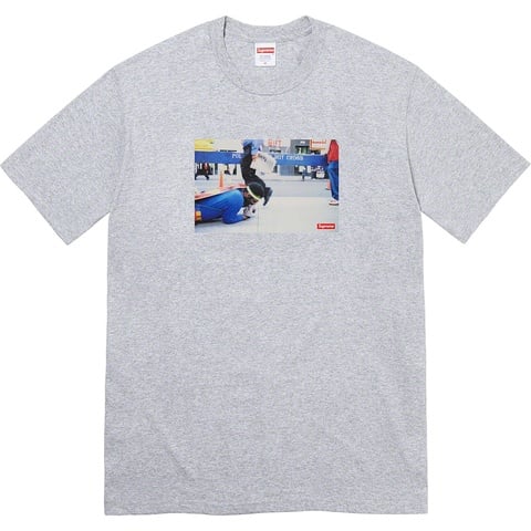 Supreme Great White Way Tee - Heather Grey