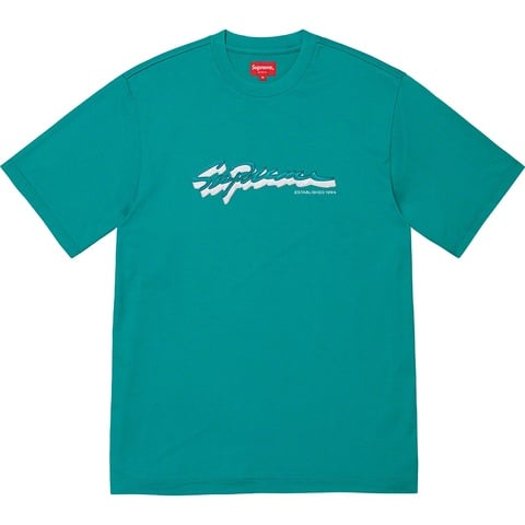 Supreme Shadow Script S/S Top - Teal