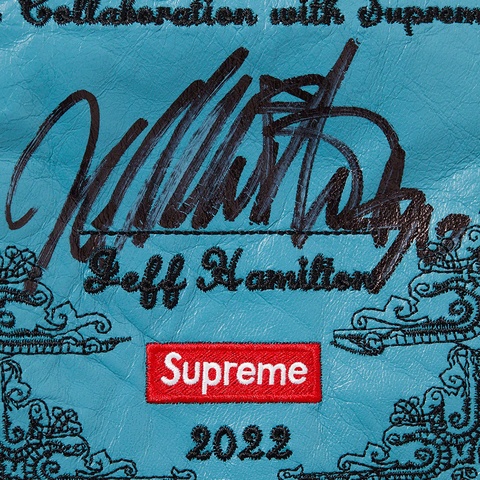Supreme Jeff Hamilton Ridge Street Leather Jacket - Multicolor