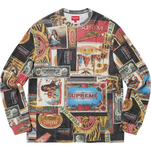 Supreme Republica Thermal 長袖カットソー 25 aw Republica Thermal - fall/winter 2022 - Supreme