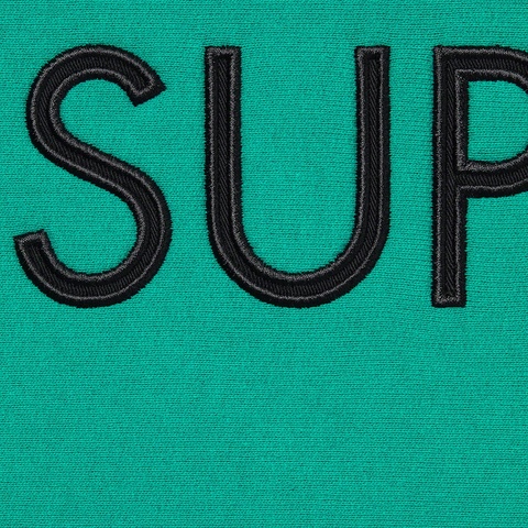 Supreme Capital Hooded Sweatshirt - Dark Aqua