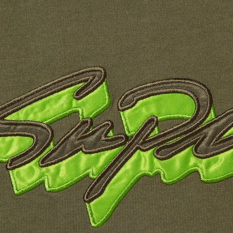 Supreme Shadow Script S/S Top - Dark Olive
