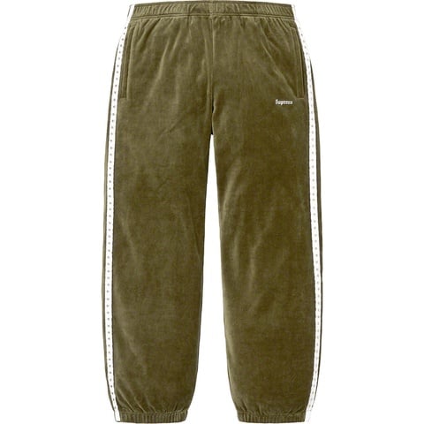 パンツ supreme studded velour track pant Studded Velour Track Pant - fall/winter 2022 - Supreme