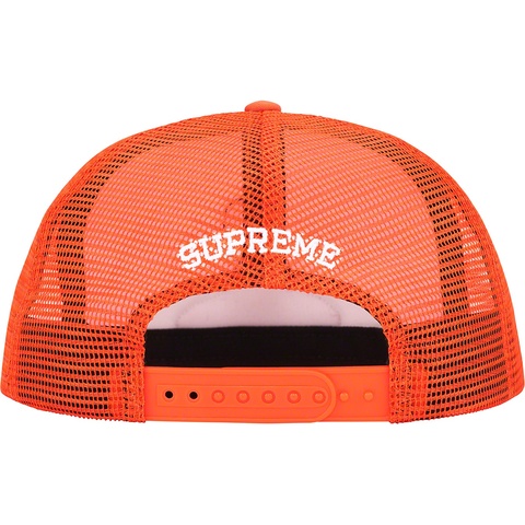 帽子 supreme 2022AW Pin Up Mesh Back 5-Panel Supreme Pin Up Mesh Back 5 Panel Hat FW22 Black Snapback Trucker