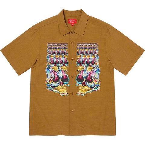 Supreme Skulls S/S Shirt - Light Brown