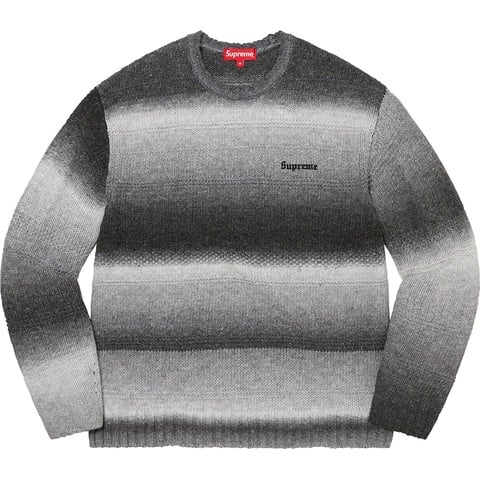 K*e様 Supreme Gradient Stripe Sweater Gradient Stripe Sweater - fall/winter 2022 - Supreme