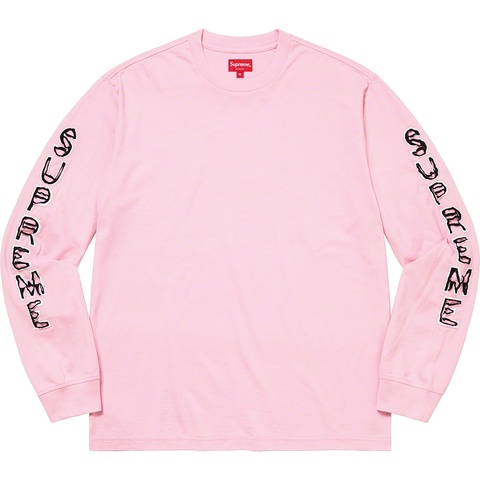 Supreme Cut Out L/S Top - Pale Pink