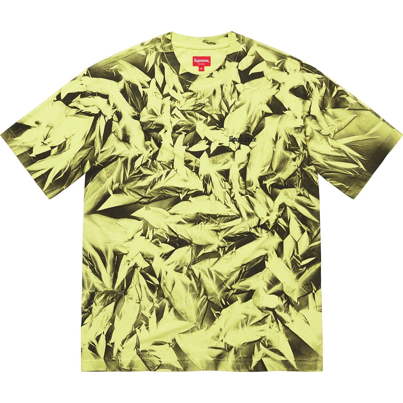 Supreme Creases S S Top (FW22) - Neon Green - $88