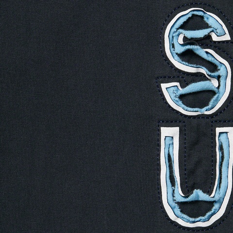 Supreme Cut Out L/S Top - Washed Navy
