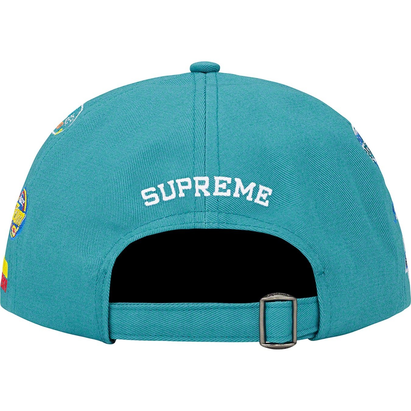 Supreme Sponsors 6-Panel (FW22) - Teal - $54