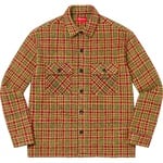 Supreme Heavy Flannel Shirt (FW22) - Gold