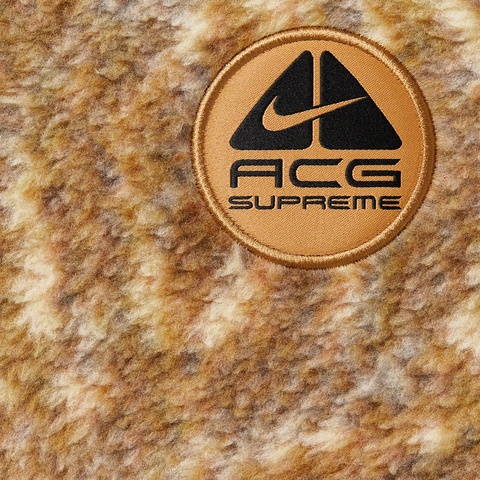Supreme Supreme®/Nike® ACG Fleece Pullover - Gold Snakeskin