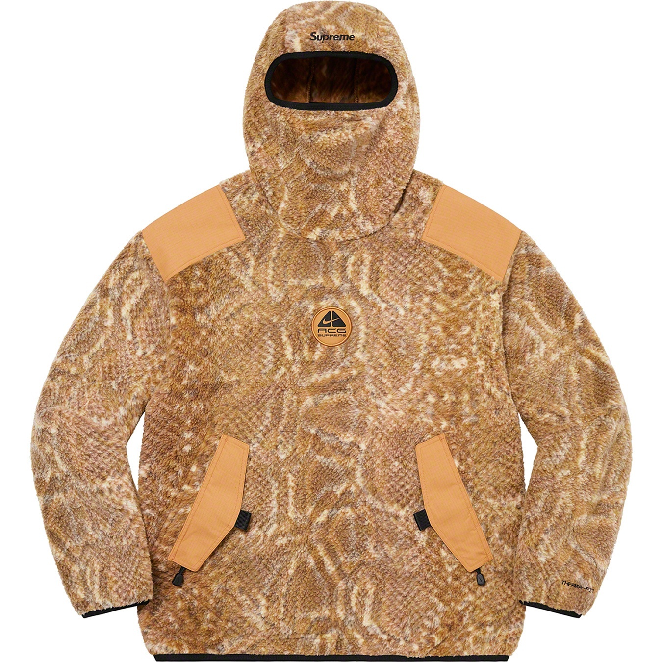 Supreme Supreme Nike ACG Fleece Pullover (FW22) - Gold Snakeskin - $238