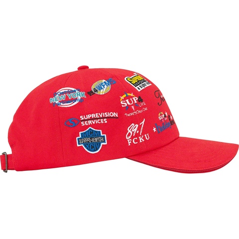 Supreme Sponsors 6-Panel - Red