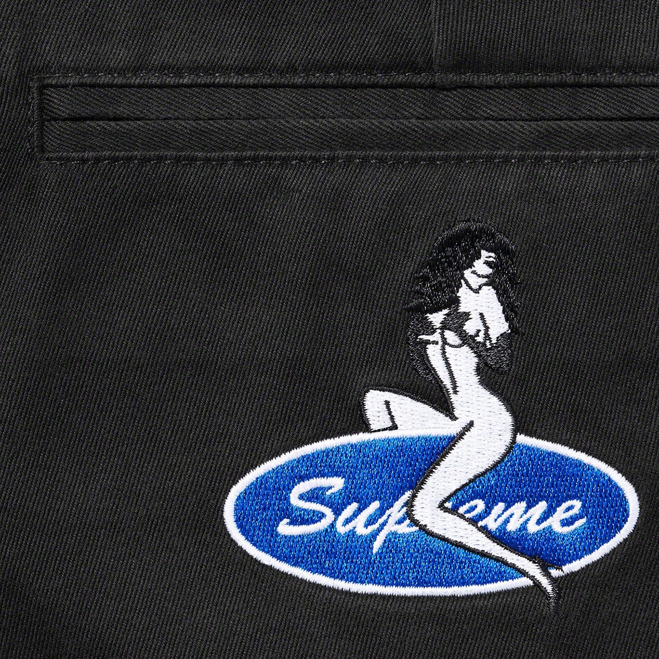 Supreme Chino Pant (FW22) - Black - $148