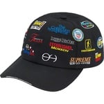 Supreme Sponsors 6-Panel (FW22) - Black