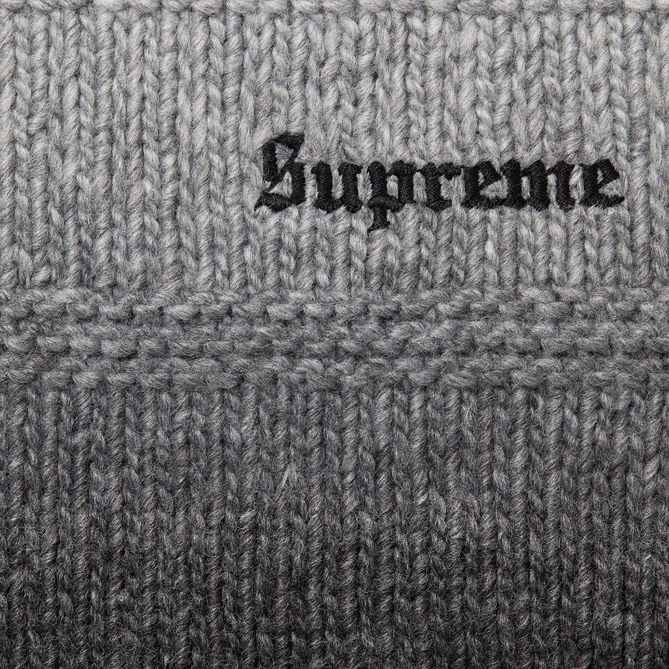 Supreme Gradient Stripe Sweater (FW22) - Black - $158