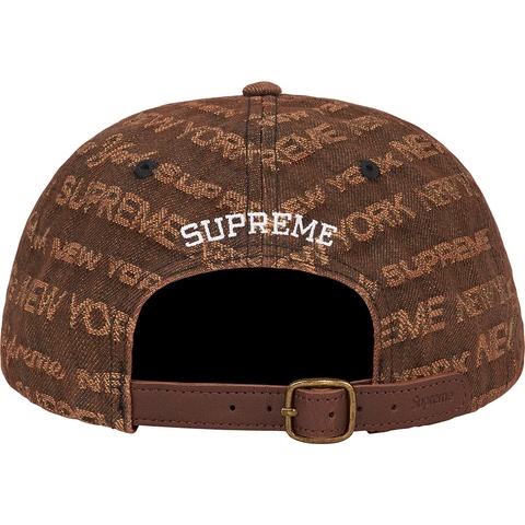 Supreme Multi Type Jacquard Denim 6-Panel - Brown