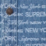 Supreme Multi Type Jacquard Denim Shirt (FW22) - Blue