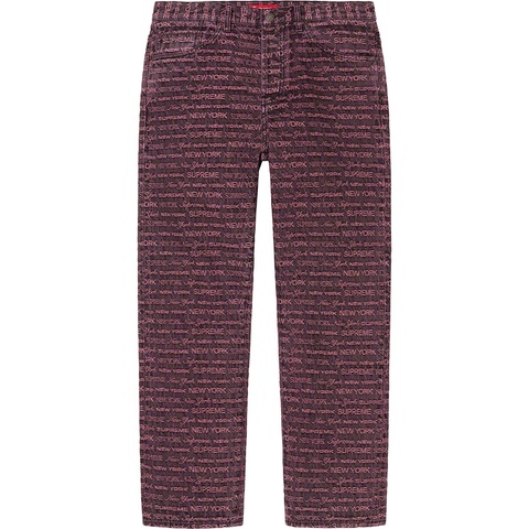 ひ*ろ様 Supreme Multi Type Jacquard Regular Multi Type Jacquard Regular Jean - Supreme