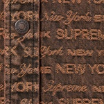 Supreme Multi Type Jacquard Denim Shirt (FW22) - Brown