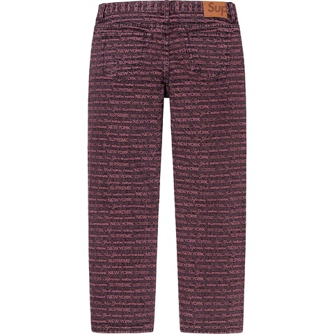 ひ*ろ様 Supreme Multi Type Jacquard Regular Multi Type Jacquard Regular Jean - Supreme