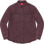 Supreme Multi Type Jacquard Denim Shirt (FW22) - Purple