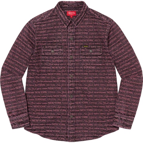 Multi Type Jacquard Denim Shirt - fall/winter 2022 - Supreme